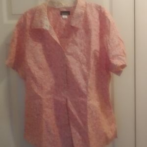 size 2X Basic Editions Cotton Short sleeve shirt